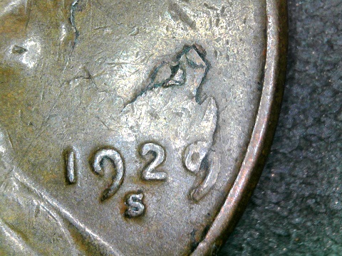 1929-S--LWC-Obverse/Reverse-Lamination-Error